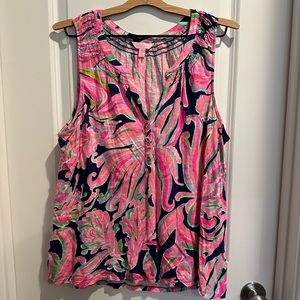 Lilly Pulitzer Essie sleeveless XL. GUC.